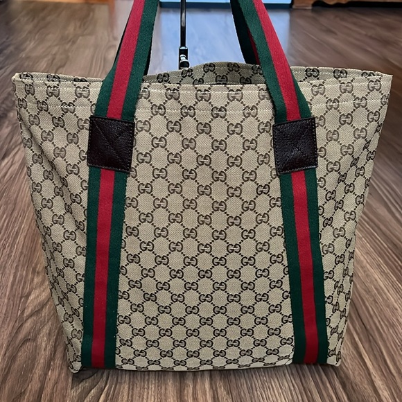 A307- ๐ฏ% authentic Gucci tote bag - Picture 6 of 16